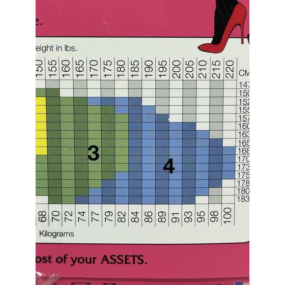 Marvelous Mama Assets Spanx Size 4 Opaque Stripe Maternity Tights - Picture 5 of 5